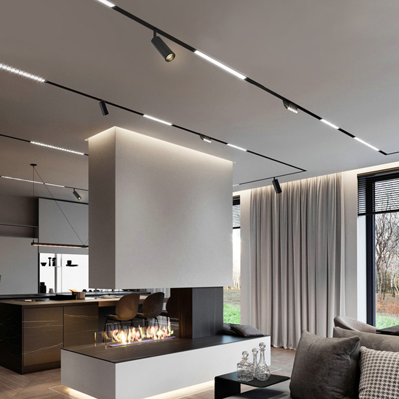 PNY LED 磁気トラック照明システムスマートホームリビングルーム天井リニア磁気トラックライト調光可能な DALI Tuya Zigbee 3.0