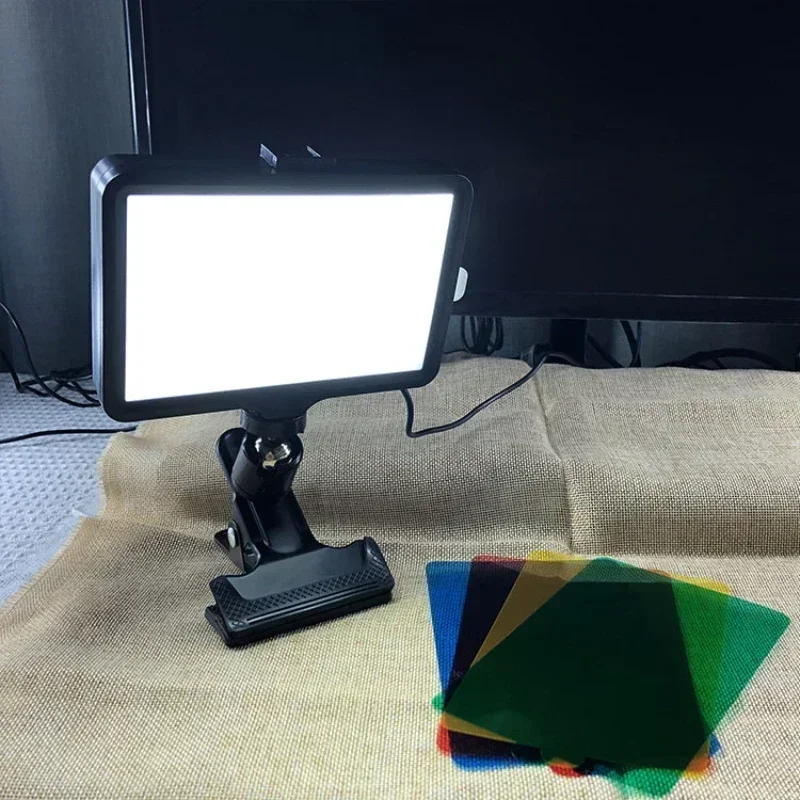 プロフェッショナル 3 色 LED ビデオライト写真撮影照明キット調光可能な 6 インチまたは 8 インチポータブルパネルフィルランプ