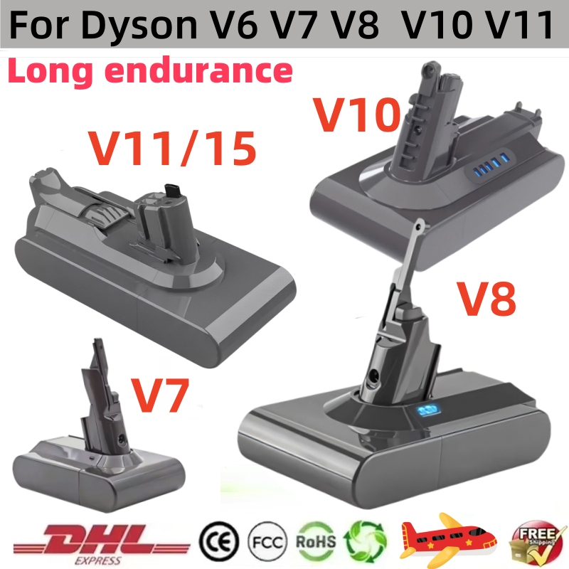 掃除機充電式バッテリーダイソン V6 V7 V8 V10 V11 V15 シリーズ SV07 DC62 DC58 DC31 Absolute Fluffy