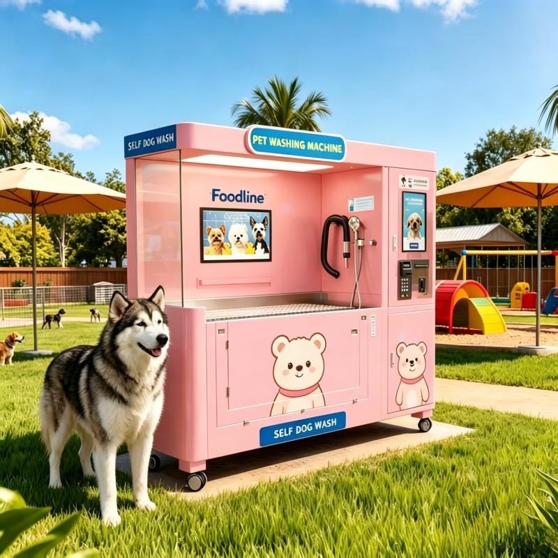 2026 新デザイン節水 Ada 準拠犬洗濯機 APP 制御ペット洗浄機