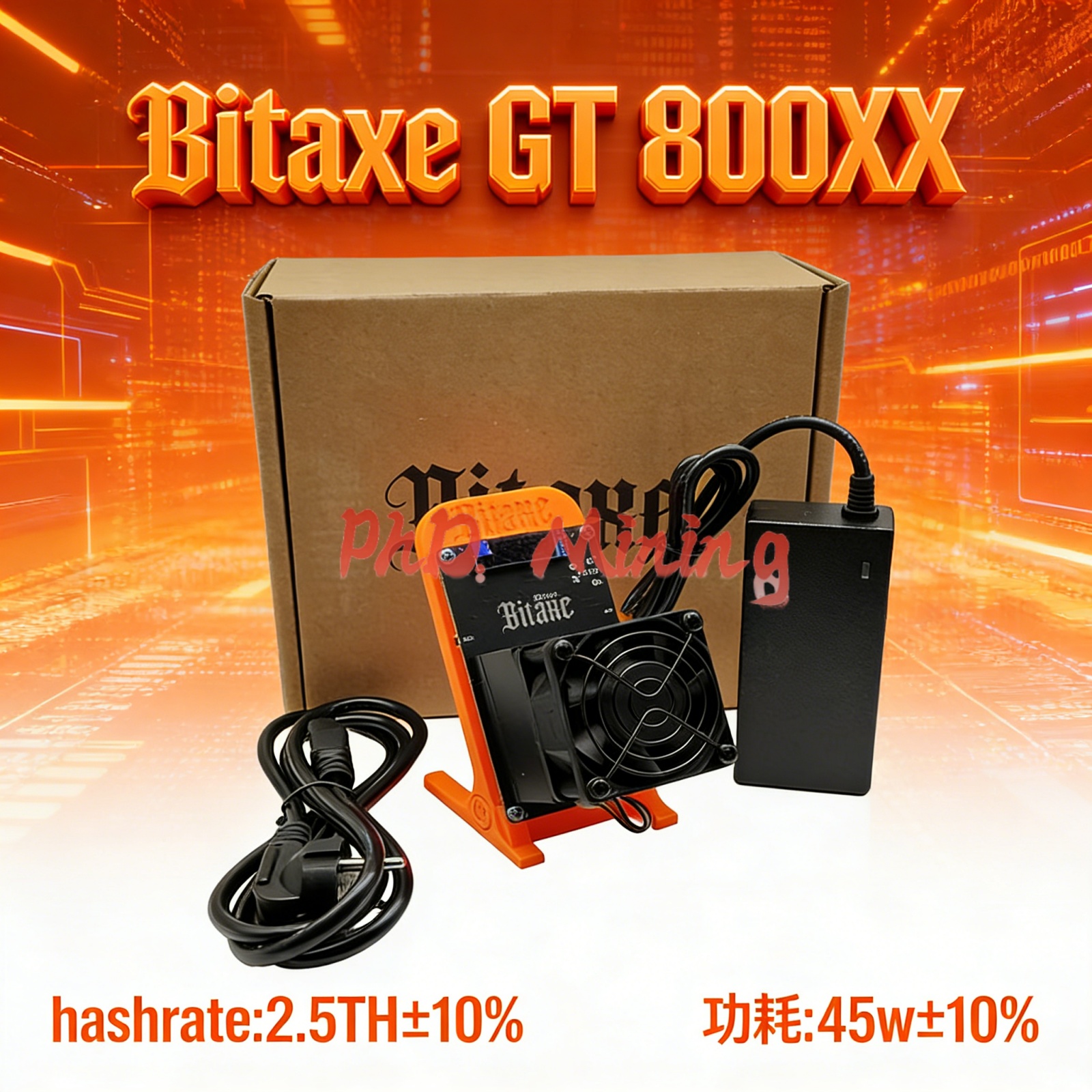 ビットコイン ASIC マイニング マシン Bitaxe GT800 2.5T Solo Miner Wi-Fi 2.4G、XEC DGB BTC 用 SHA-256 Miner |迅速な発送保証