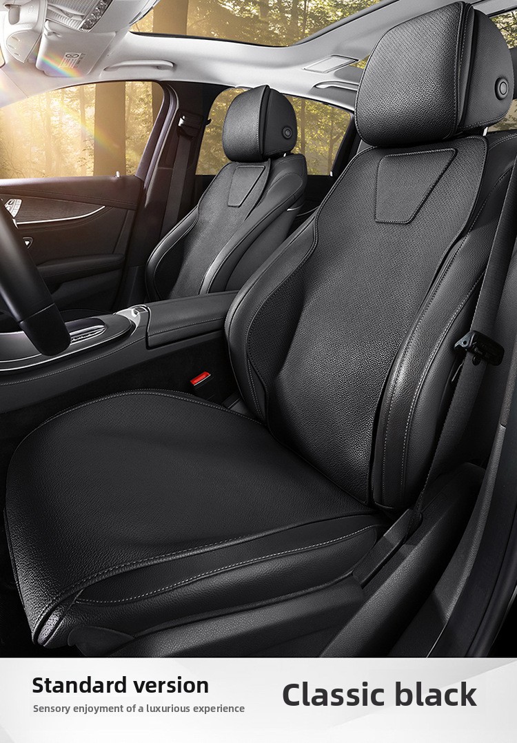 高品質ナッパレザーユニバーサルカーシートカバー通気性高級 SUV 車保護穴あき本革シートカバー