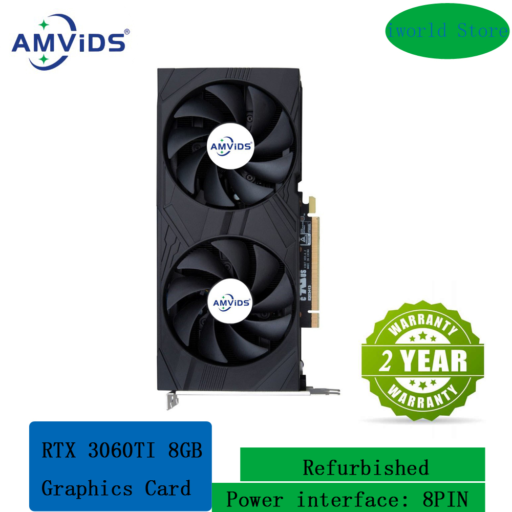 RTX 3060TI 8GB グラフィックカード 256ビット GDDR6 HDMI対応 DP 3060 Ti 8G X-GAME GPU ゲームビデオカード