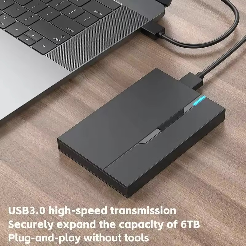 2.5 "外付けハードドライブエンクロージャ USB 3.0 USB3.1 ハードディスクケース 6 TB ラップトップ PC 用 7 ミリメートル 9.5 ミリメートル SATA SSD HDD をサポート