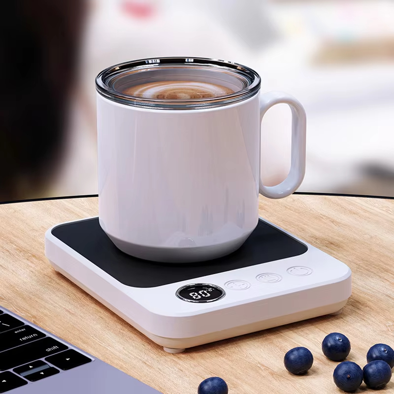 80℃コーヒーマグウォーマーカップヒーター加熱パッド電気ホットプレート9ギア温度調整ウォーマーコースターミルクティー水用