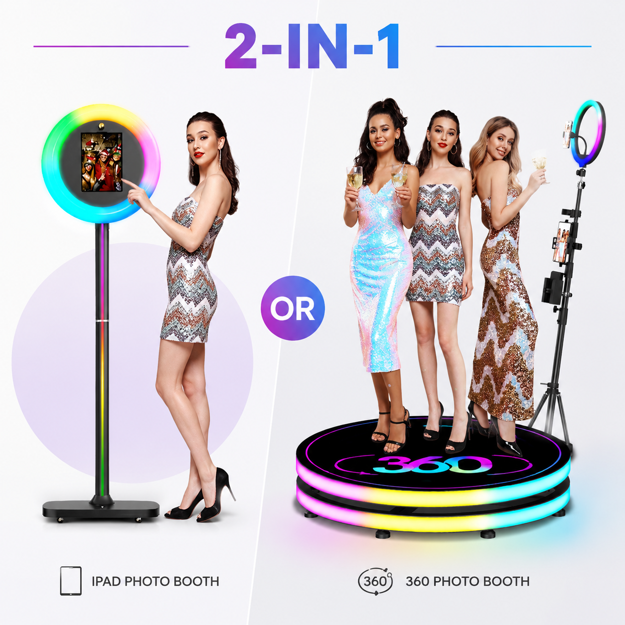 プロフェッショナルな 360 度フォトブース
