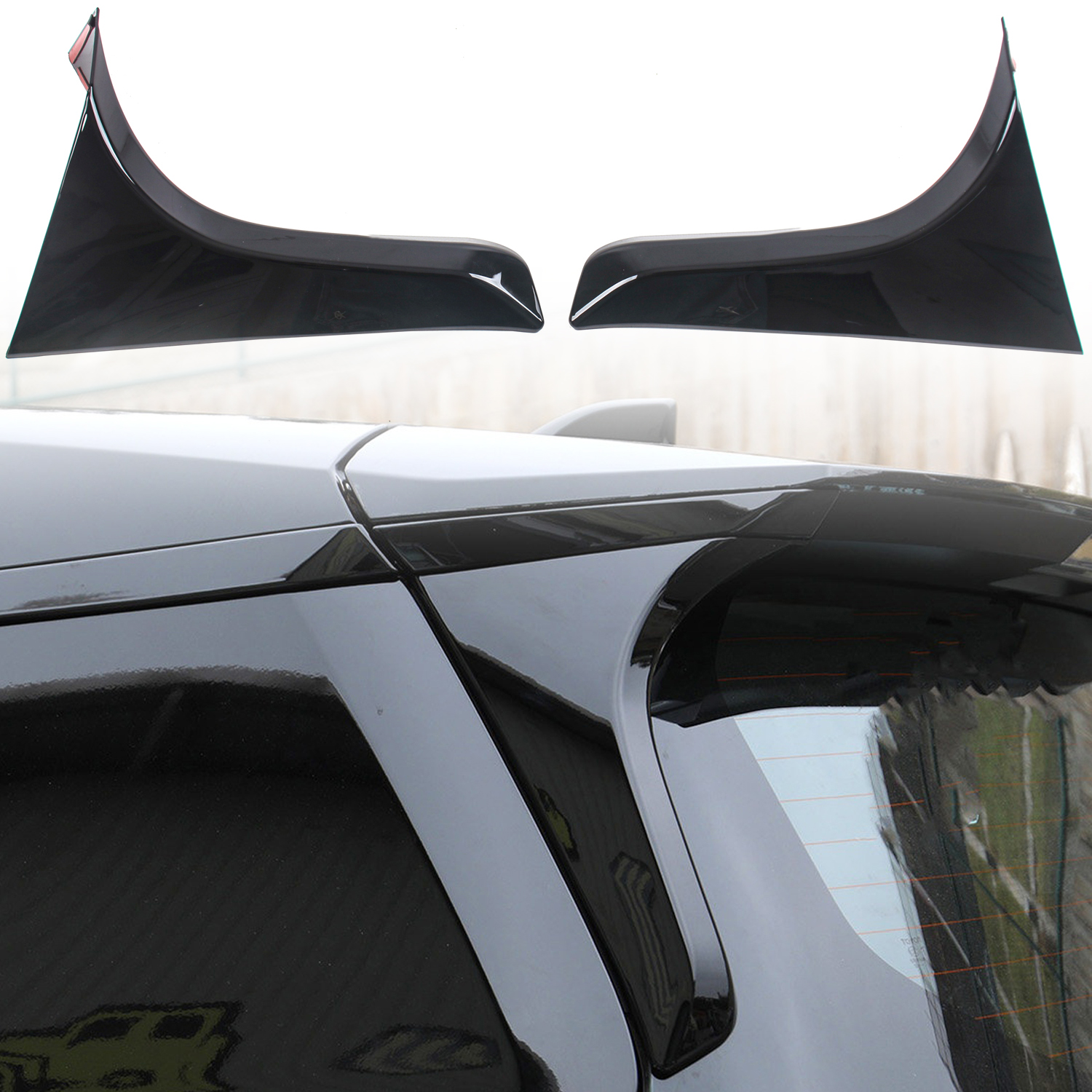 トヨタ RAV4 2026 カーアクセサリー ABS リアトランクリップスポイラーウイング装飾ストリップトリム、GR SPORT バージョン用ではありません