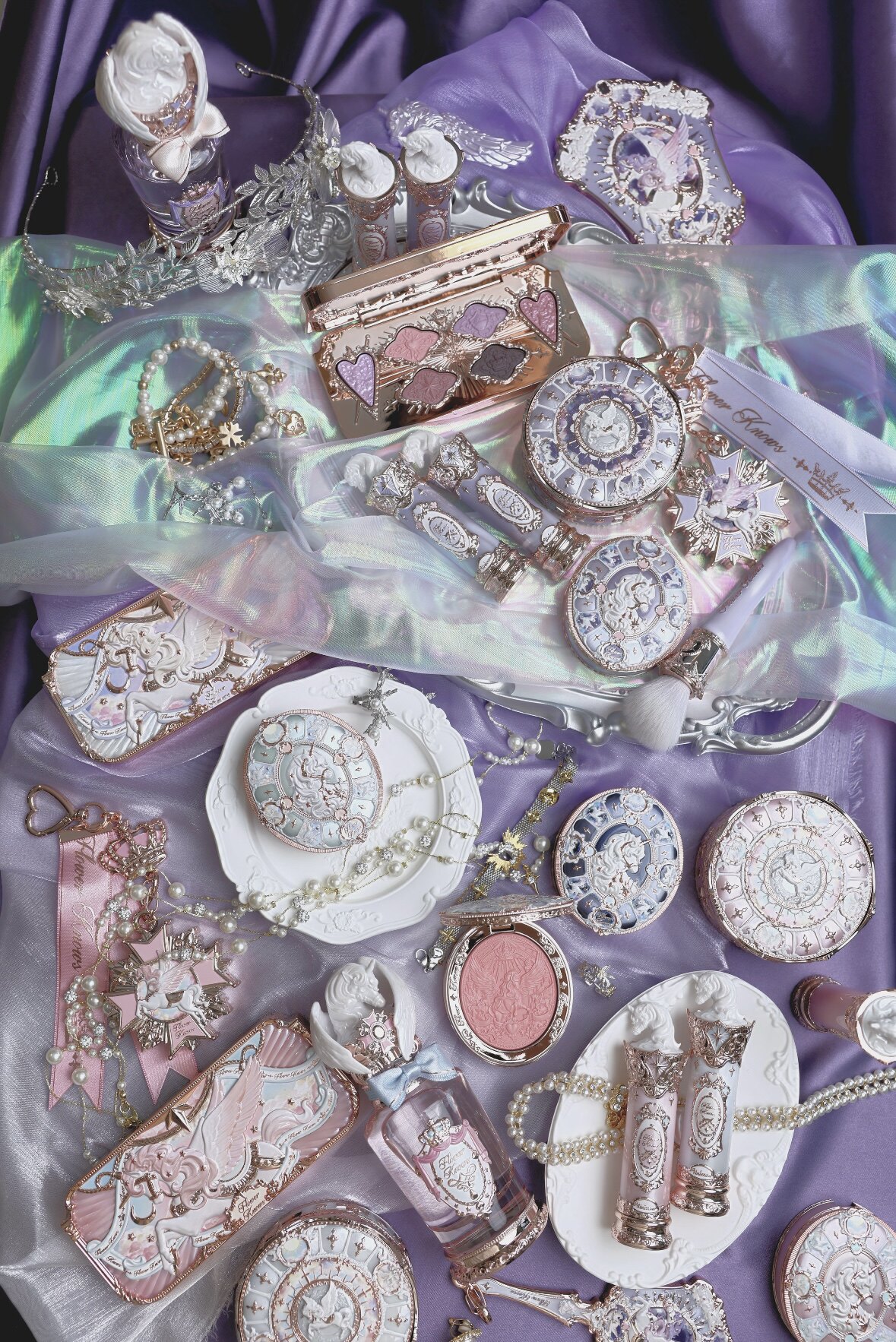 花は騎士ユニコーンガーデンコレクションリップクリーム頬紅エアクッション CC クリームリキッドファンデーションメイクアップギフトボックス 10 個