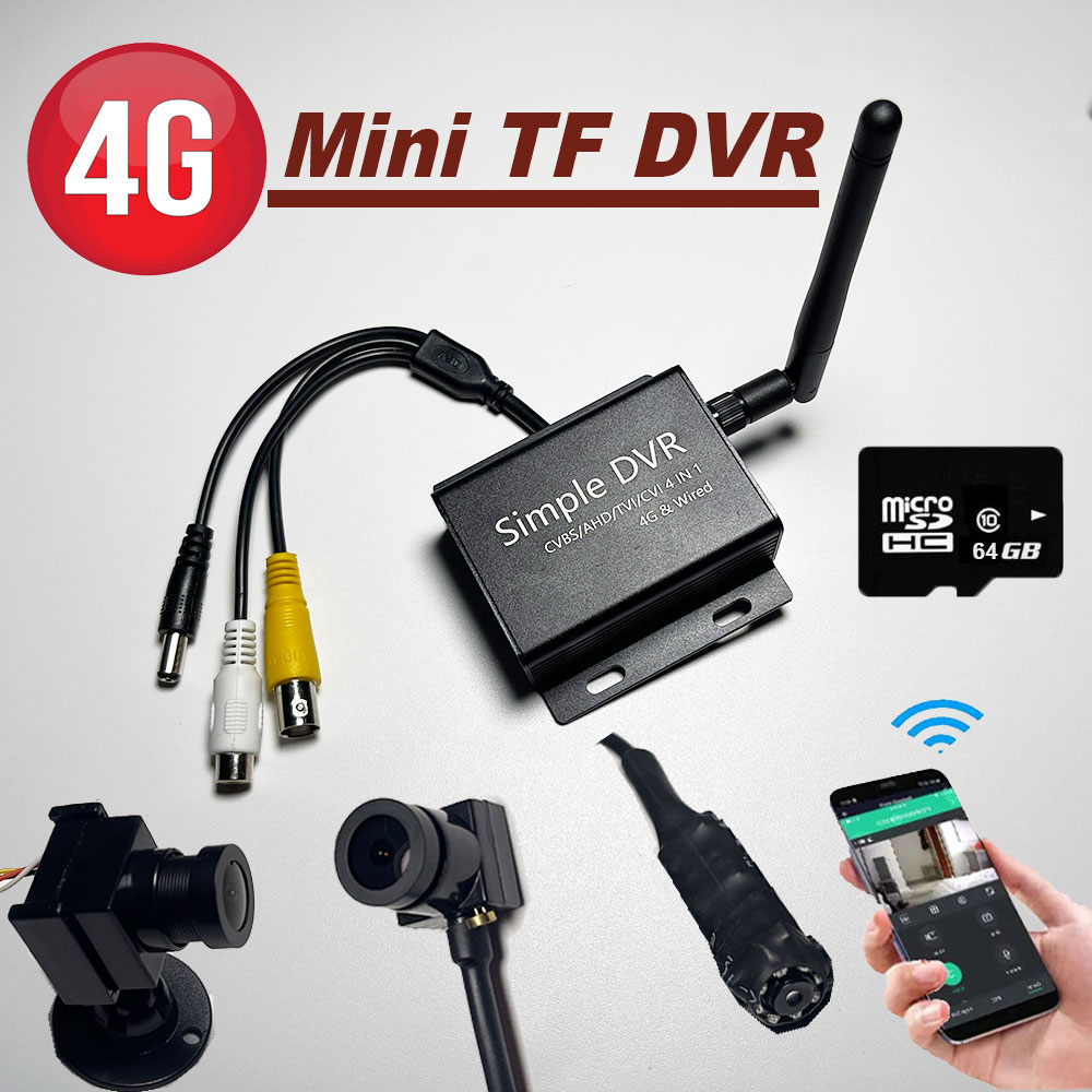 4G DVR HD ミニカメラ、リモートビューイング、モーション検出、ループストレージ、DIY ワイヤレスホームナニースタイルミニカメラキットサポート RTSP