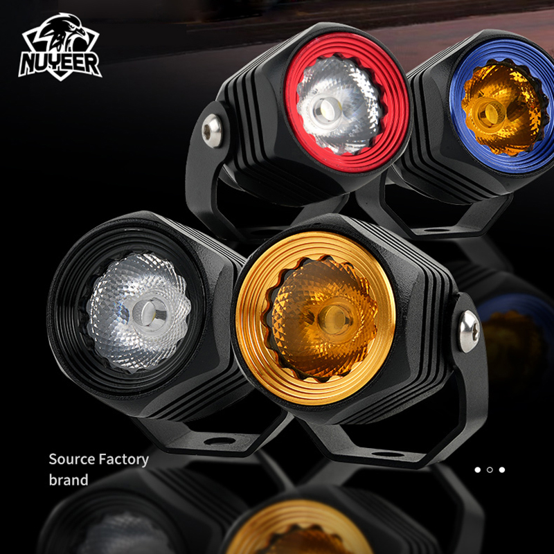 オートバイ用 Led スポットライト 2 インチ 10 ワットオフロード 4x4 Led ドライビングポッドランプ 1000LM トラクタートラック車 ATV UTV 12V 24V