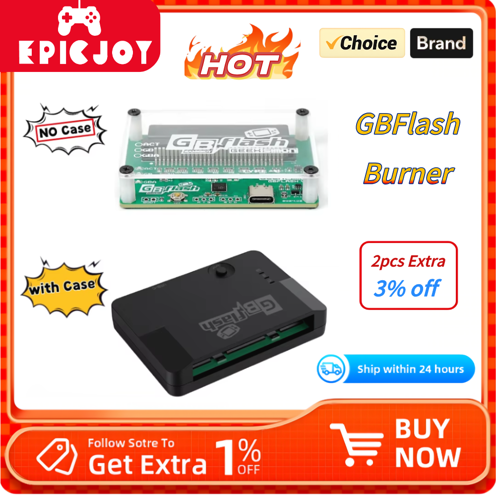 EPICJOY GBflash GBA/GBC バーナー 優れたデザイン USB アダプター スクリーンなし GBflash カートとタイプ C データケーブル