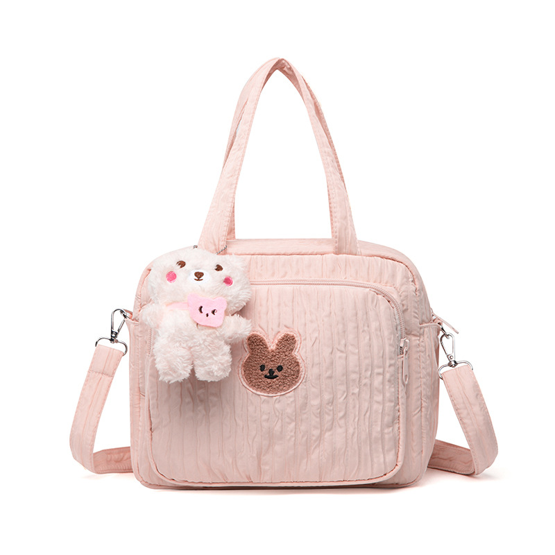 コットンママバッグおむつバッグ用赤ちゃんかわいいハンドバッグベビーアイテムオーガナイザーおむつキャディバッグマタニティパック母子供