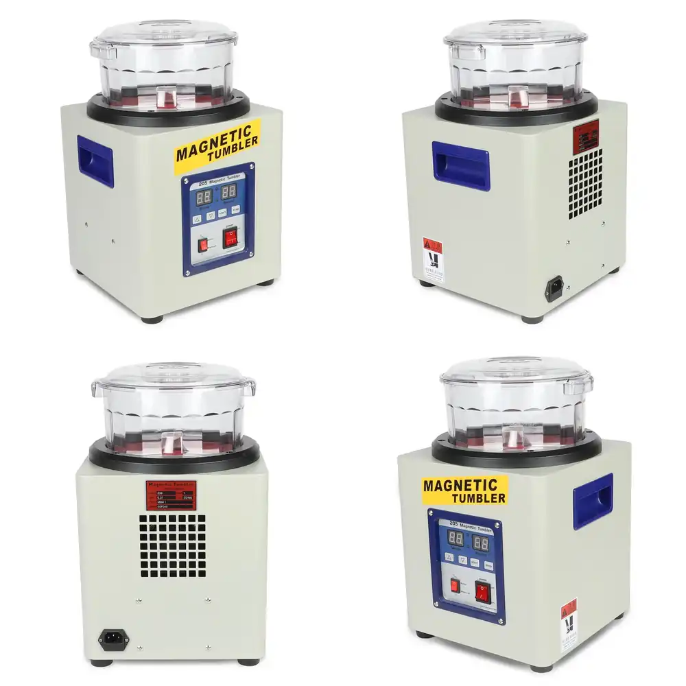 7gtool KD KT-205 AC 110V 220V 磁気タンブラージュエリーポリッシャー仕上げ機ジュエリー製造用研磨装置