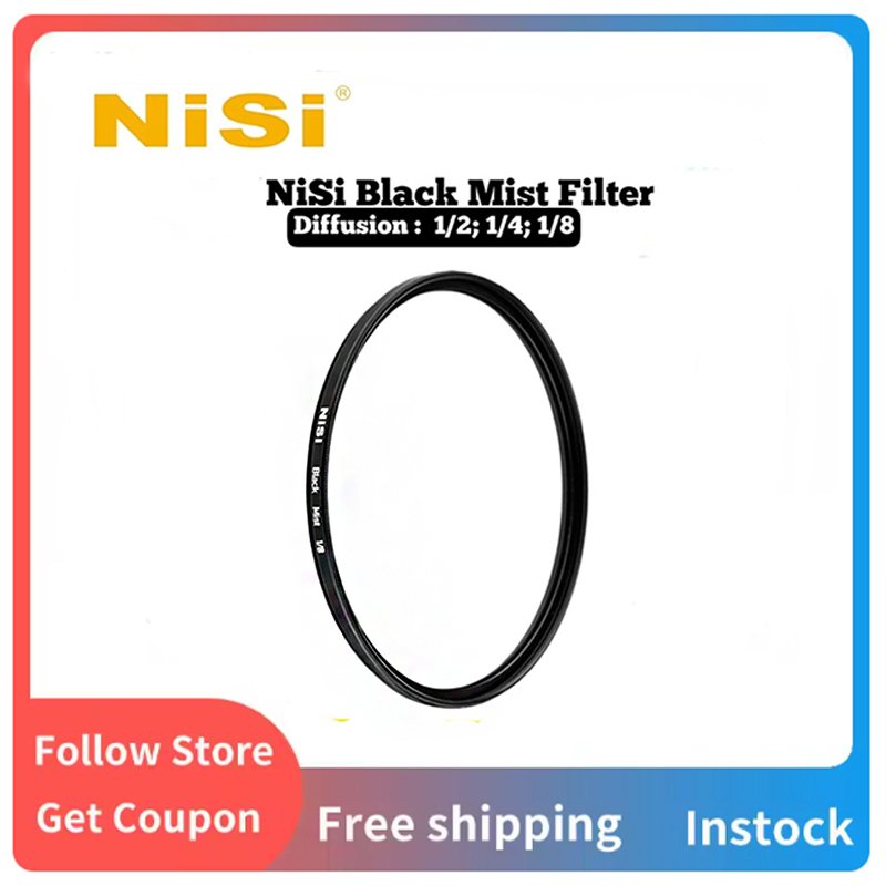 Nisi MC ブラックミストレンズフィルター 1/2 / 1/4 / 1/8 - 67mm 72mm 77mm 82mm カメラビデオキャプチャポートレート用