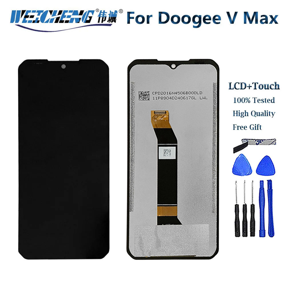 オリジナル 6.58 "DOOGEE V 最大 Lcd ディスプレイタッチスクリーンアセンブリの交換よくテスト済み Doogee Vmax 液晶修理部品