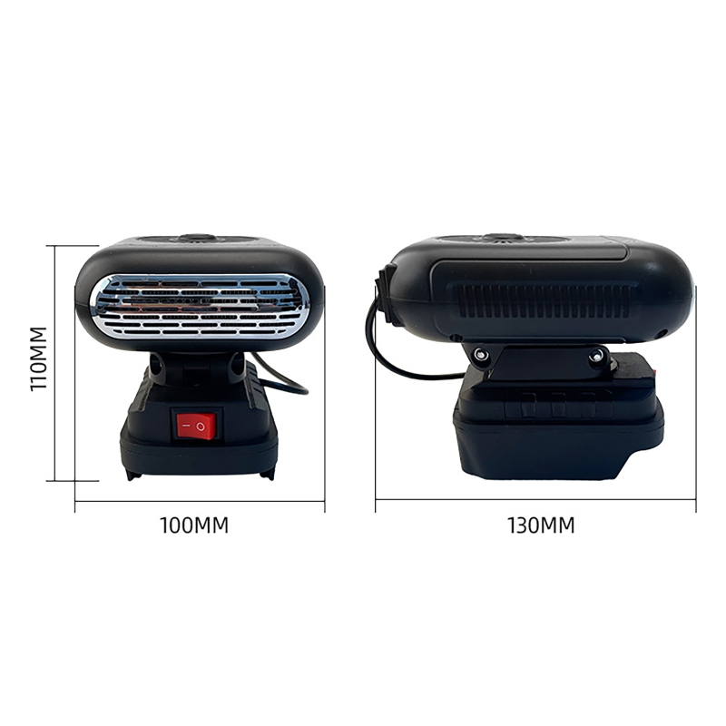 マキタ 21V バッテリーカーヒーター CarHeating ファンフロントガラス自動曇り取りデフロスター霜取りポータブルヒーター高速加熱