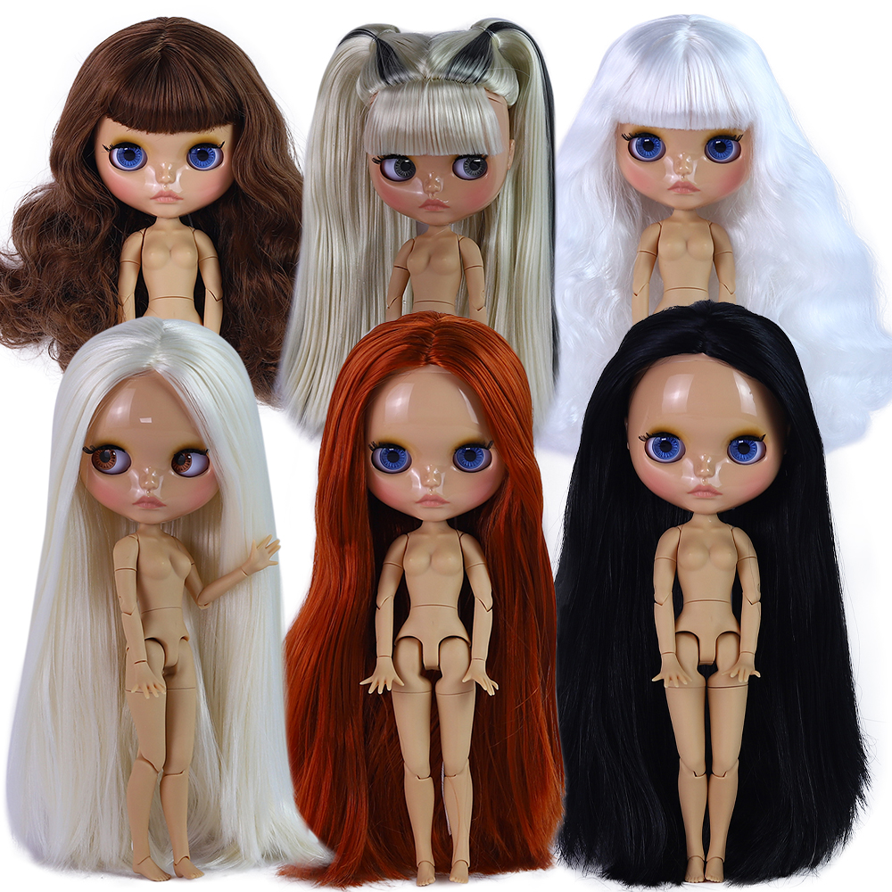 ICY DBS ブライス人形 1/6 ジョイント 30 センチメートル茶色の肌の光沢のある顔歯のある口の女の子の人形 BJD おもちゃギフト