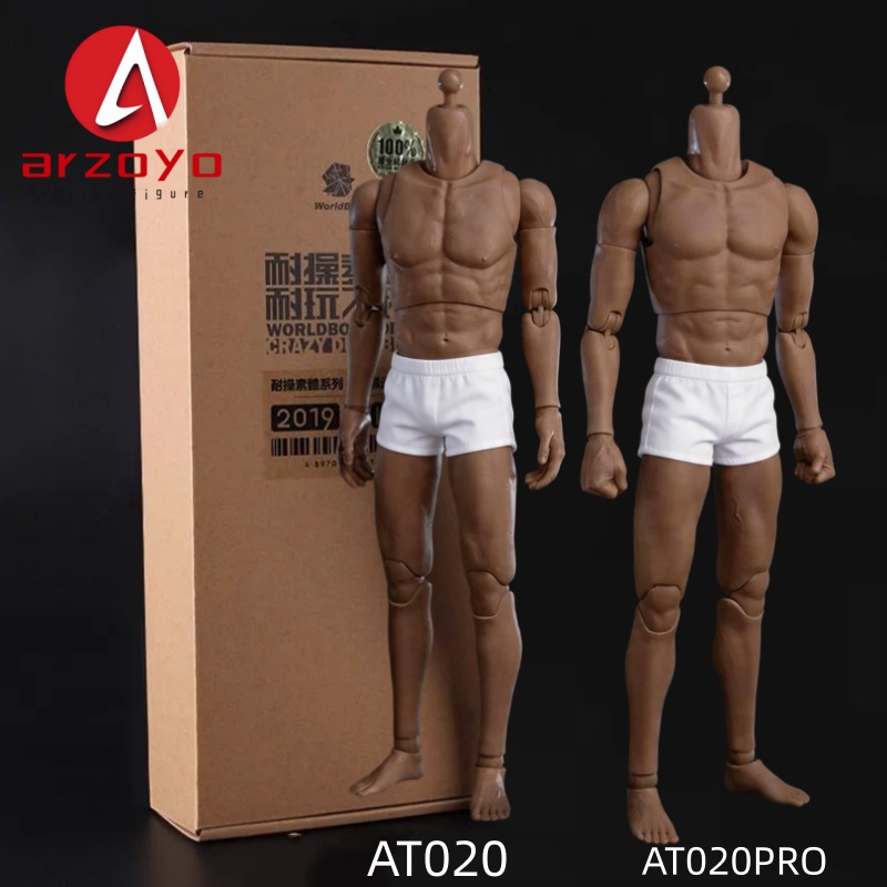 WorldBox AT020C AT020S AT020 プロ 1/6 男性フレキシブルジョイントボディ 12 インチ男性兵士アクションフィギュアスーパークレイジー耐久性のあるボディ