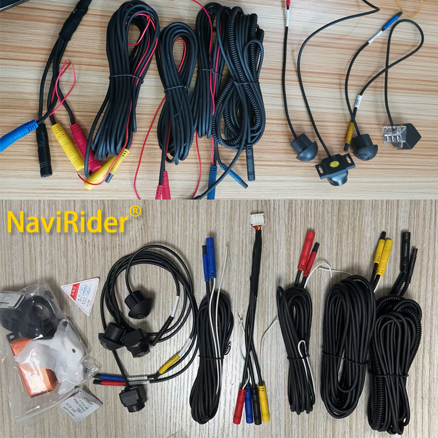 車 360 カメラ 1080p 3D WDR サラウンドビューシステム 4 チャンネル DVR レコーダー車監視システムアクセサリー Android 内蔵 360
