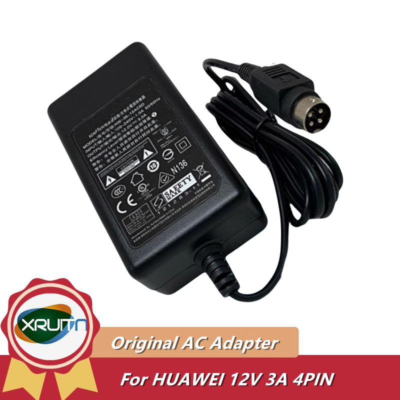 本物の HW-36-12AC8D 12V 3A 36 ワット AC アダプタ充電器 Huawei 社 VPC620 600 ビデオ会議カメラ電源