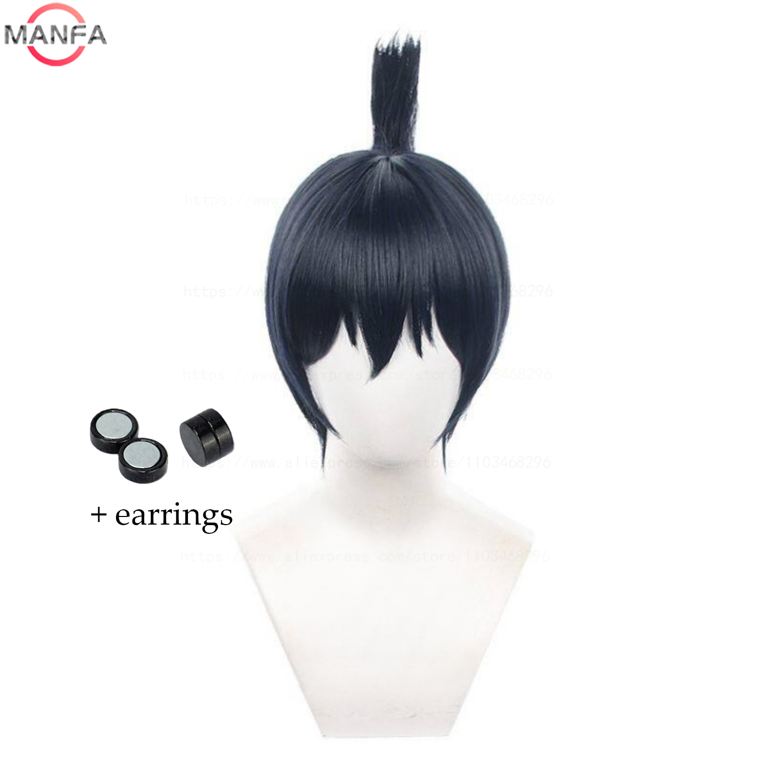 高品質早川アキコスプレウィッグ耐熱合成コスプレアニメウィッグウィッグキャップ