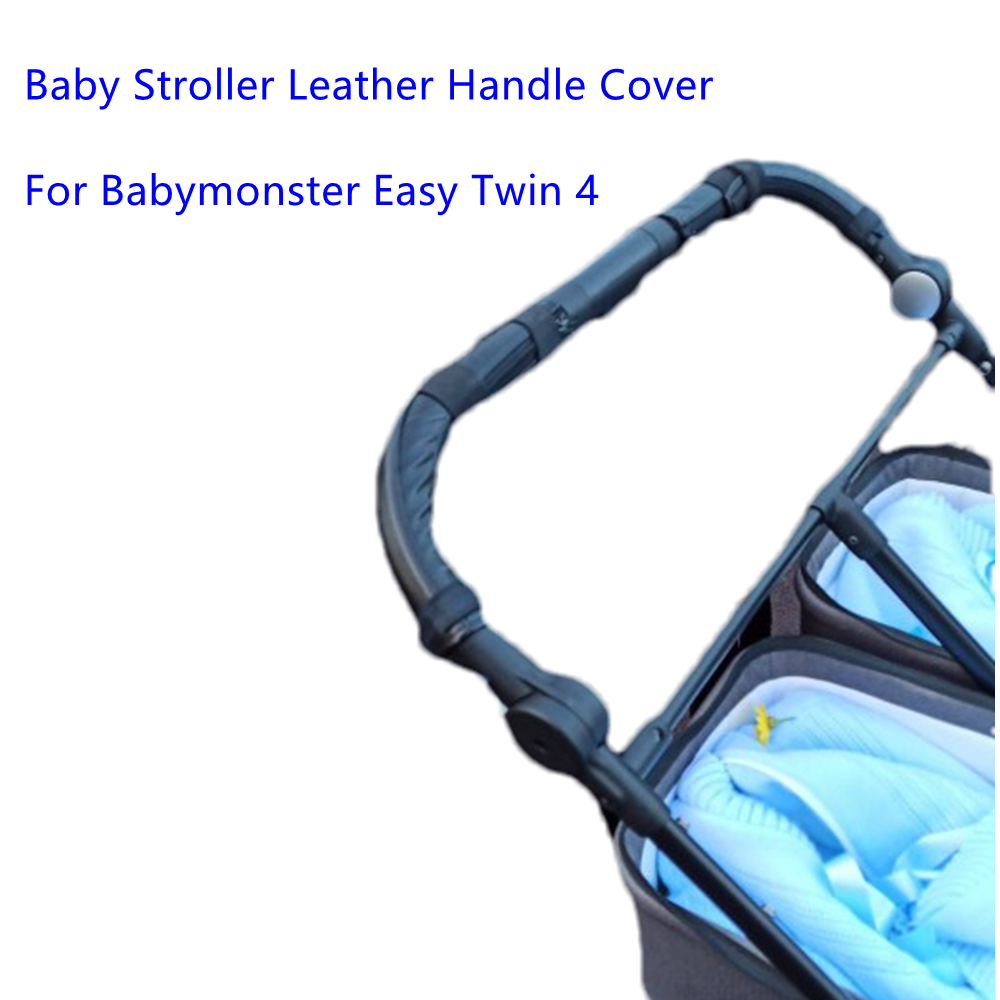 ベビーカーハンドルカバー Babymonster イージーツイン 4 ベビーカーバー革スリーブ保護ケースカバーベビーカーバンパーアクセサリー