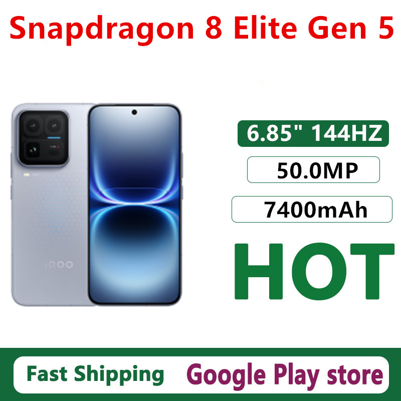 オリジナル Vivo Iqoo 15 ウルトラ携帯電話 6.85 "AMOLED 144HZ IP69 防水 50.0MP 100W 充電 7400mAh Snapdragon 8 Elite Gen 5