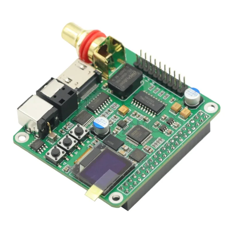1 個ラズベリー PI デジタルオーディオデコードボードモジュールハイファイ DAC デジタル放送サポート同軸ファイバー I2S 3B 4B
