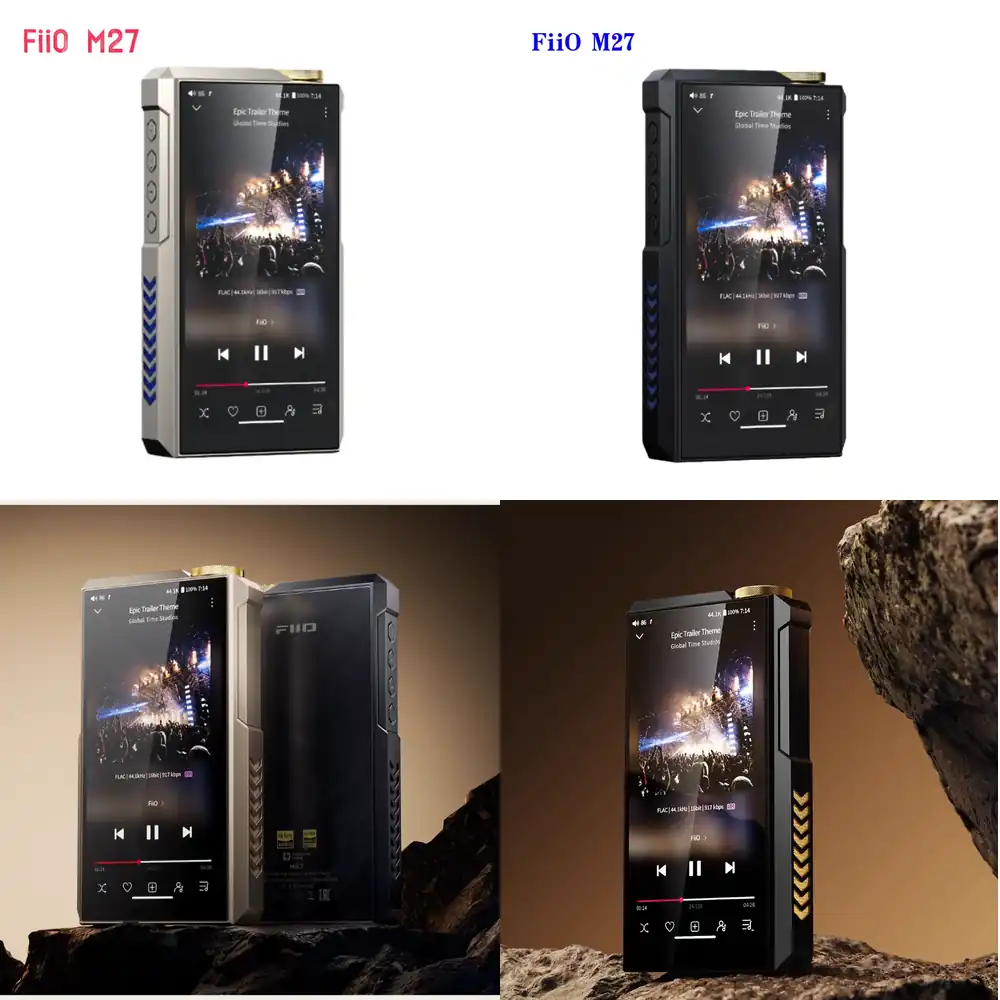 FiiO M27 音楽プレーヤー Android 用 5.99 インチ HD ディスプレイ ロスレスオーディオ Bluetooth MP3 プレーヤー ES9039SPRO x2 DAC 9200mAh