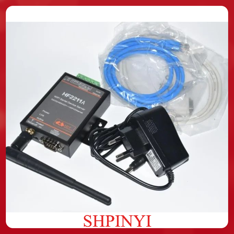 HF2211 シリアル - WiFi RS232/RS485/RS422 - WiFi/イーサネットコンバータモジュール、産業オートメーションデータ伝送用 HF2211A