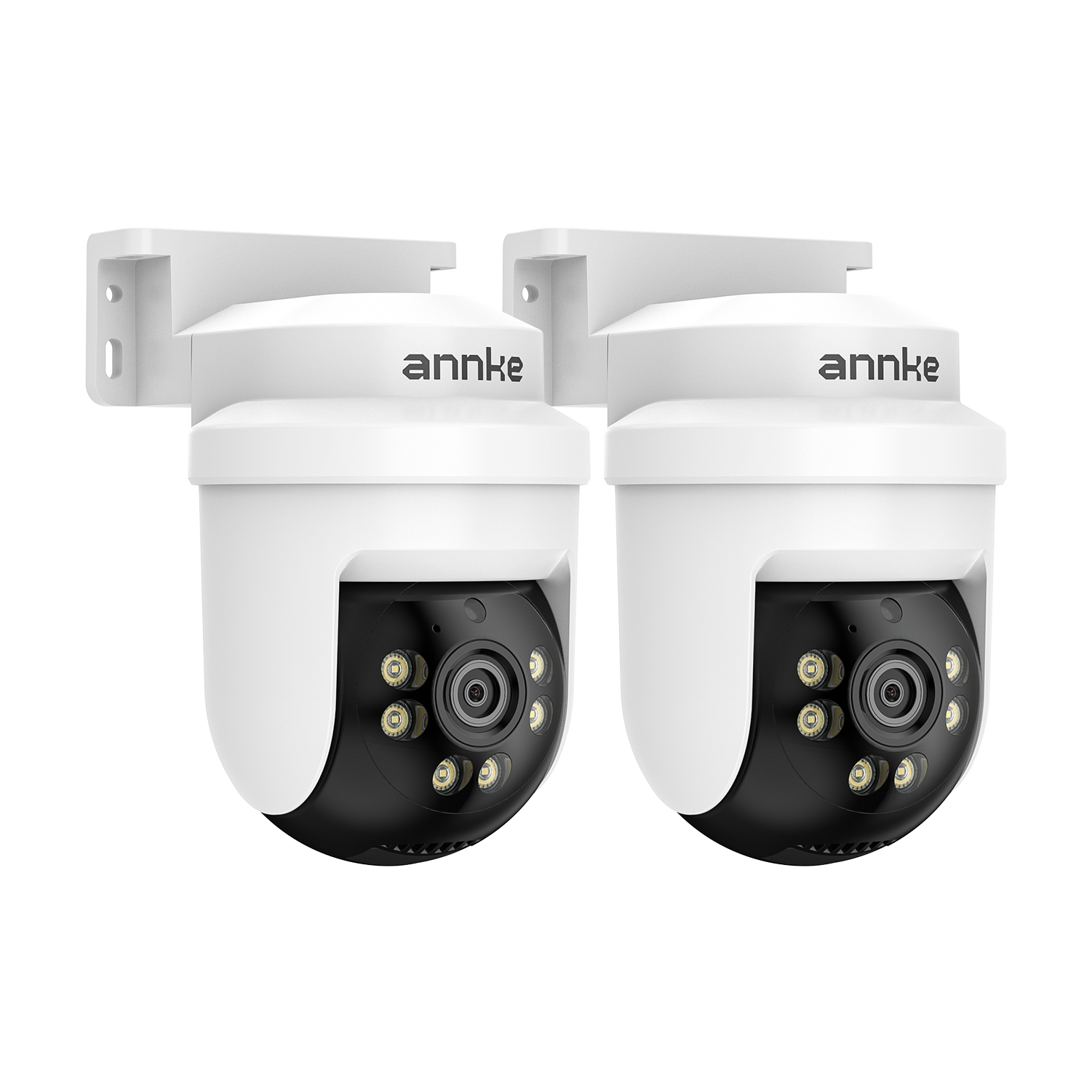 ANNKE 5MP TVI CCTV ホーム監視ドーム PT カメラ、100 フィート IR ナイトビジョン、3.6 ミリメートル CCTV ビデオ監視カメラ、IP65 、オーディオ、DVR 用有線カメラ