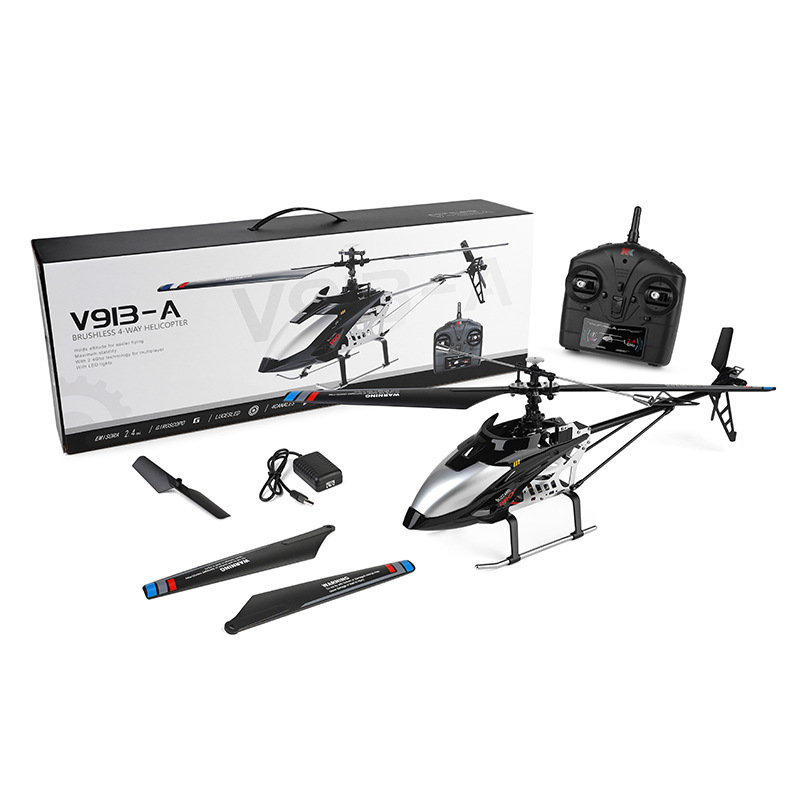 WLtoys V913 更新 V913-A 2.4 グラム 4CH シングルプロペラ 70 センチメートル RC ヘリコプター内蔵ジャイロおもちゃ r/c ヘリコプターモデル