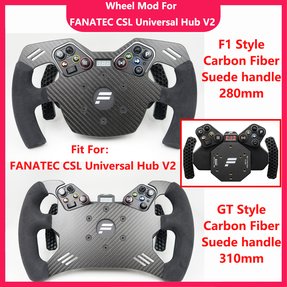 SIMPUSH フォーミュラレーシング Sim ホイール Mod GT3 GT4 Sim レーシング Simracing FANATEC CSL ユニバーサルハブ V2
