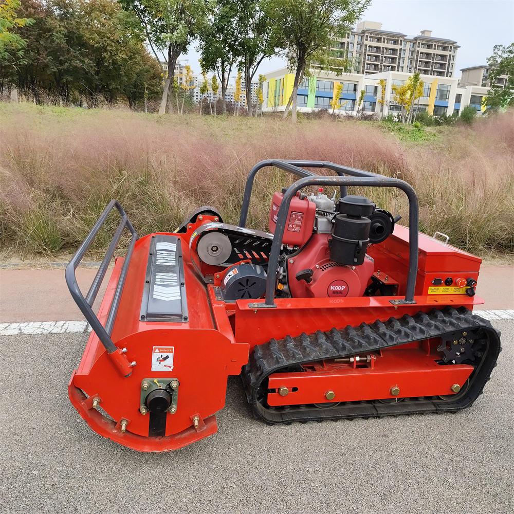 家庭菜園用800mmハイパワーディーゼルフレールモア、4ストロークコードレス、24V工業グレードリモコン設計、適切
