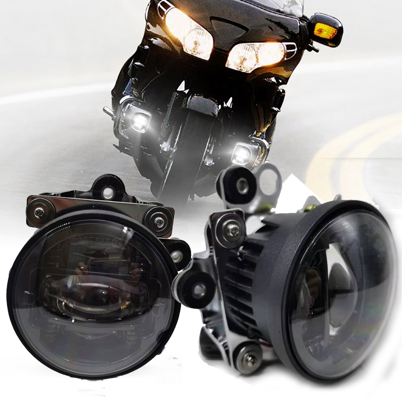 オートバイ LED 駆動フォグランプホンダゴールドウィング 1800 GL1800 2006-2010 2012-2017 ドットフォグランプアセンブリ