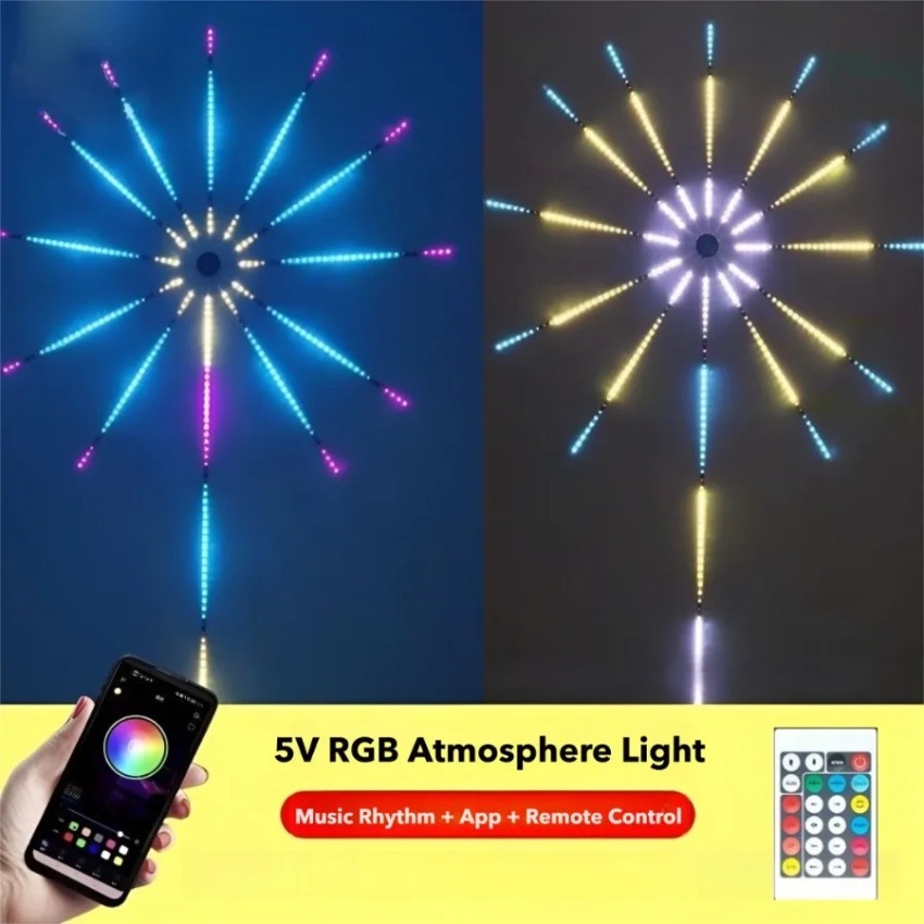 スマート LED アンビエント ライト RGB サウンド ピックアップ E スポーツ ランプ リモコン アプリ リズム ホリデー パーティー クリスマス 壁の装飾 ライト ストリップ