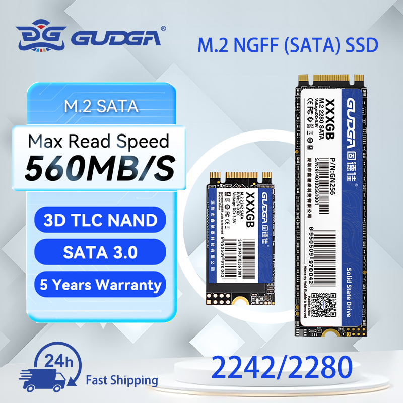 GUDGA SSD SATA M2 1TB 512GB 2TB 256GB 128GB Ssd ハードディスク M.2NGFF ソリッドステートドライブ 2242 2280 ハードドライブディスクデスクトップラップトップ用