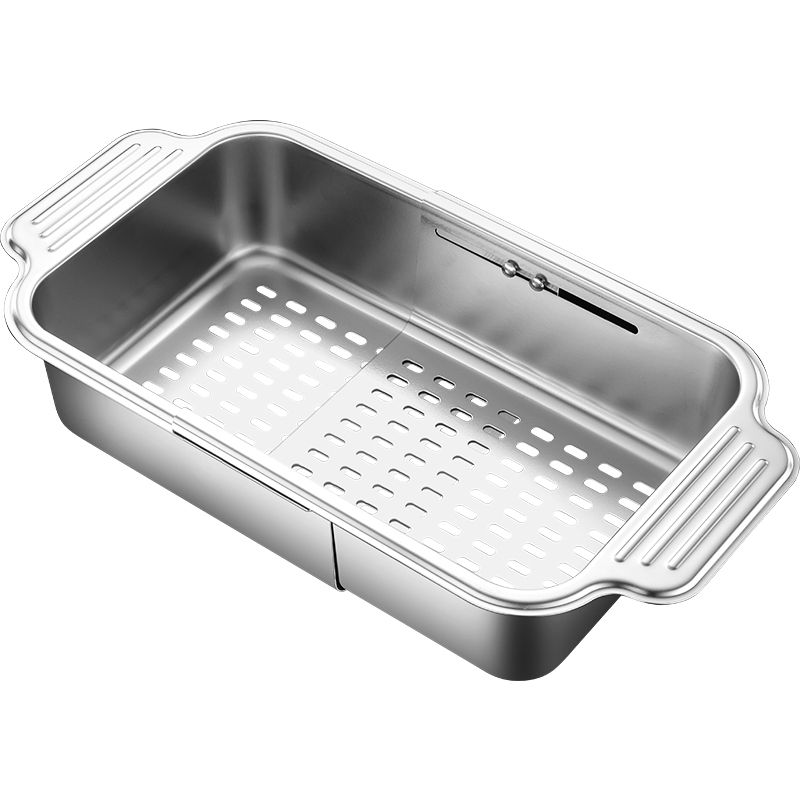 LFGB 認証 304 ステンレス鋼キッチンシンクストレーナー果物と野菜の洗浄排水バスケット食器容器