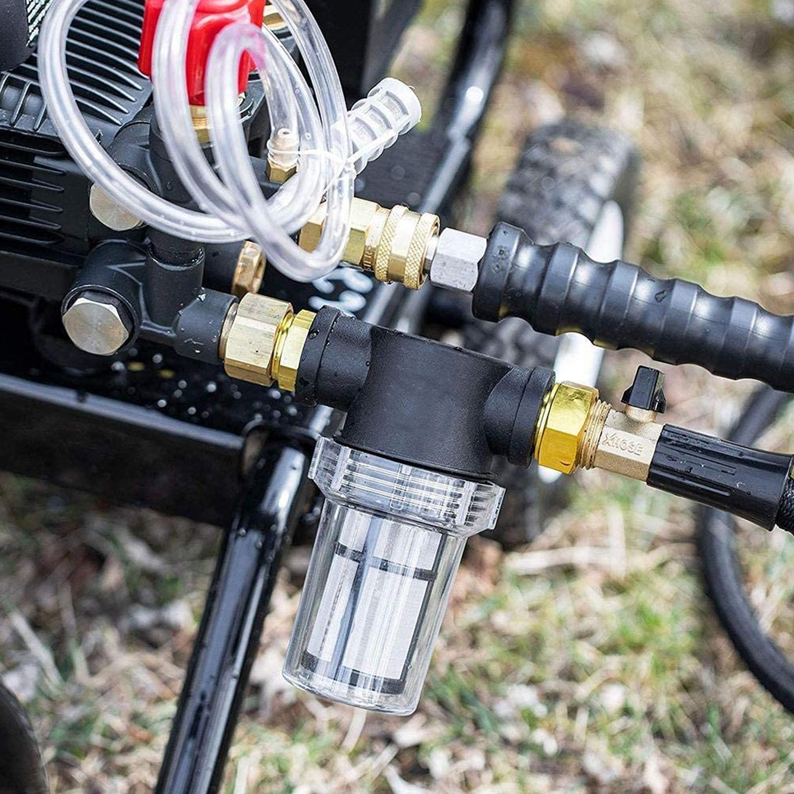 浄水器プレフィルター 80 メッシュファインメッシュフィルター家庭用浄水器ポンプストレーナーねじ込み式スクリーンインラインストレーナー