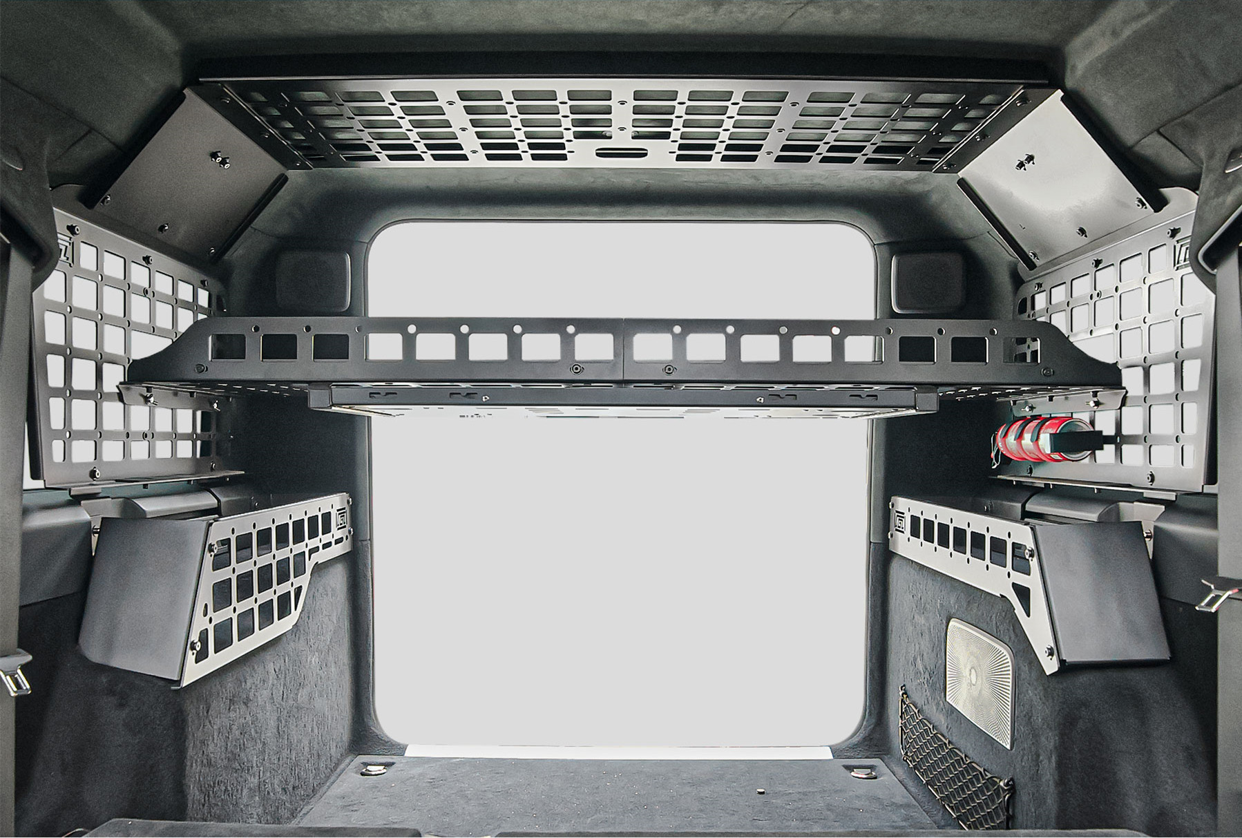 メルセデスベンツ G クラス W463 G500 G63 G350 2019-2024 モジュラー収納 Molle パネルシステムトランク棚インテリア荷物キャリア