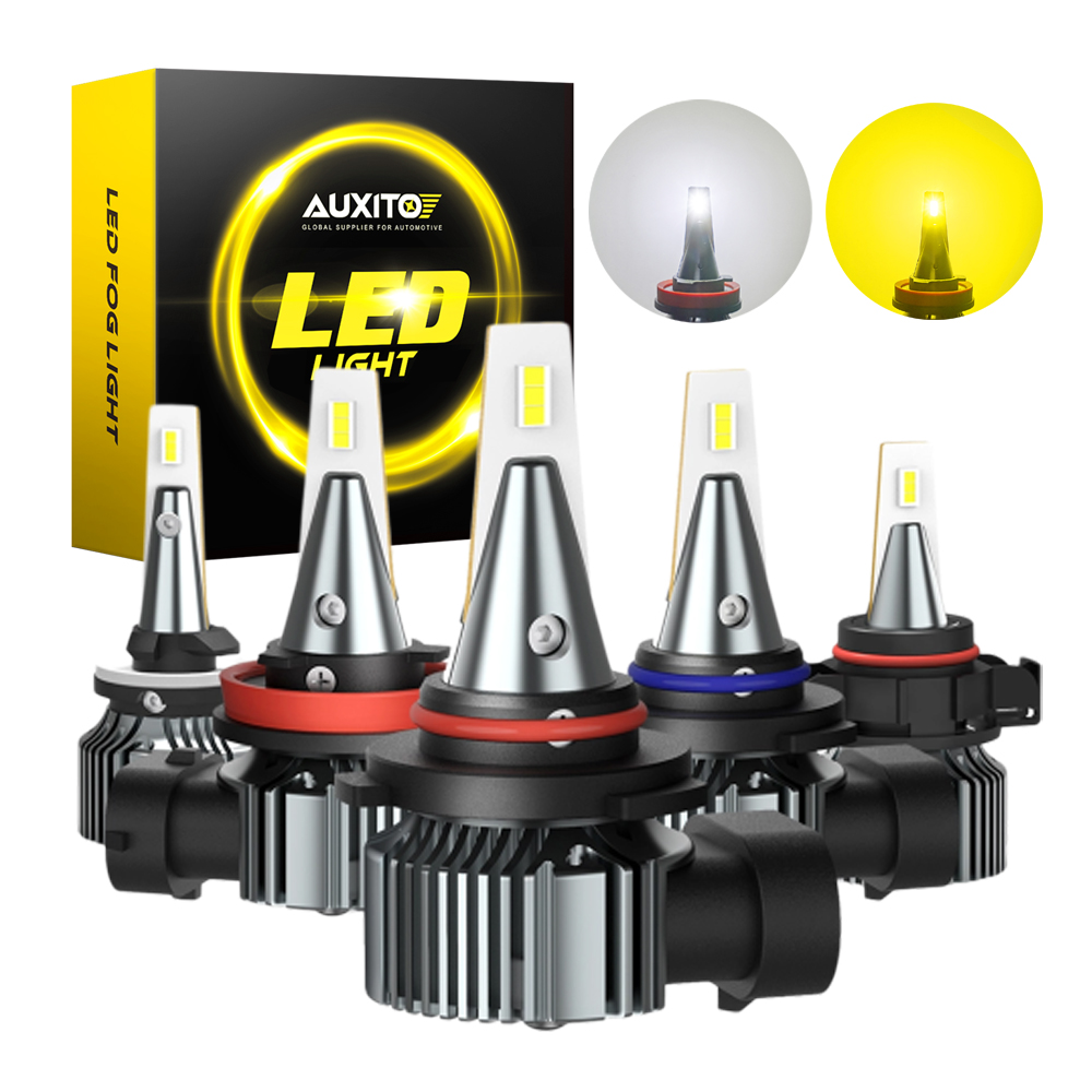 AUXITO H8 H9 H11 LED Canbus フォグランプ電球 880 881 H27 PSX24W PSX26W 9006 H10 5202 LED エラーなし DRL 車のデイタイムランニングランプ