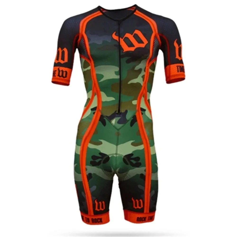 Wattie Ink トライアスロン チーム レーシング ウェア トライスーツ アウトドア スプリント ランニング サイクリング用品 ジャンプスーツ マイヨ Ciclismo 自転車キット