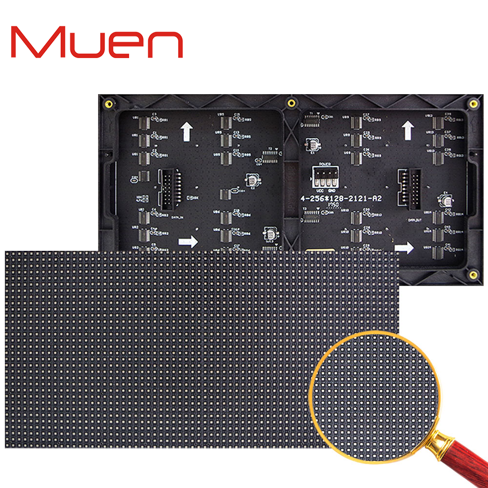 1-10 個送料無料 P4 屋内 64 × 32 ピクセルフルカラー 256 × 128 ミリメートル 1/16 スキャン LED スクリーンモジュール