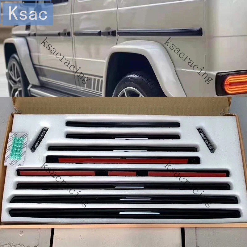 メルセデスベンツ G クラス W463 G63 G550 G55 G500 G350 G400D 新 W464 スタイルサイドモールディングトリム交換 1999-2018