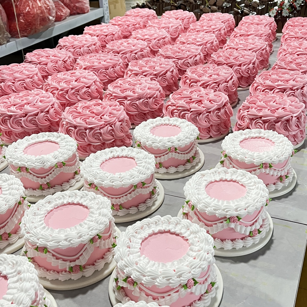 6 インチ高シミュレーションケーキモード新ネットレッドヨーロッパフルーツ誕生日偽ケーキプラスチック窓サンプルディスプレイ