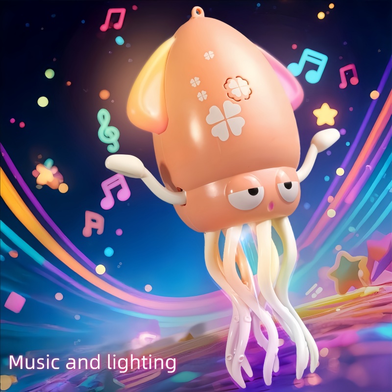 新しいユニークな魔法のダンスタコ 電気イカ 障害物を感知して回避 タコの子供たちのストレス解消釣り