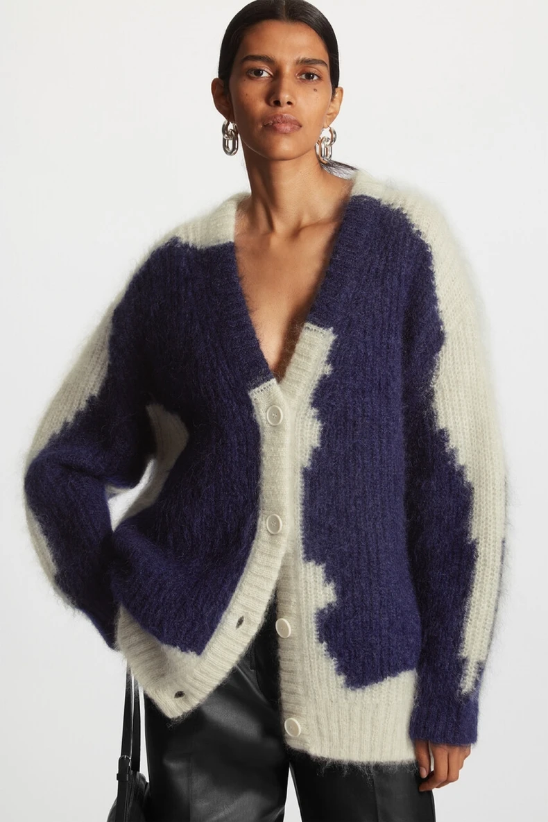 XIMIAN APPAREL 2026 YAZHIMEI 春の新スタイルの女性のカジュアルファッションハーフフロントフリースブレンドロングセーター