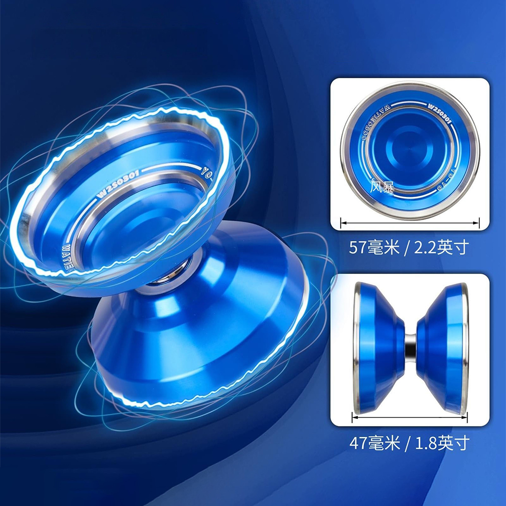 プロフェッショナルヨーヨーボールアルミニウム合金非反応ヨーヨーベアリングプロフェッショナル用ステンレススチールアウターリング