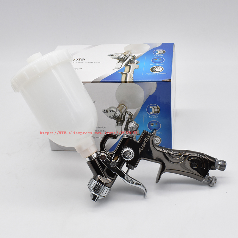 ミニスプレーガン Auarita K-350 LVMP 0.8 ミリメートルプロフェッショナルエアブラシペイントスプレーガン小面積塗装修理用