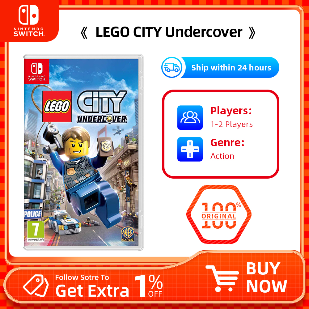 Nintendo Switch ゲーム - LEGO City Undercover - Nintendo Switch OLED Lite ゲーム カートリッジ